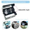 120° Rear View Camera 18 LED IP68 Waterproof Night Vision 24V Universal Car Truck Bus
