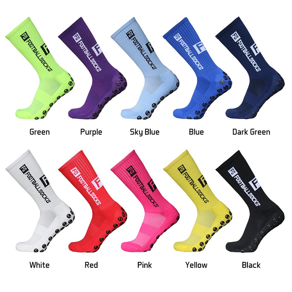 Outdoor Sports Running Socks Stretch Socks Athletic Football Soccer Socks Anti Slip Socks with Grips
