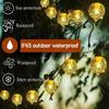 8 Modes Solar Light Crystal Ball 5M/7MLED String Lights Fairy Lights Garlands For Christmas Party Outdoor Decoration