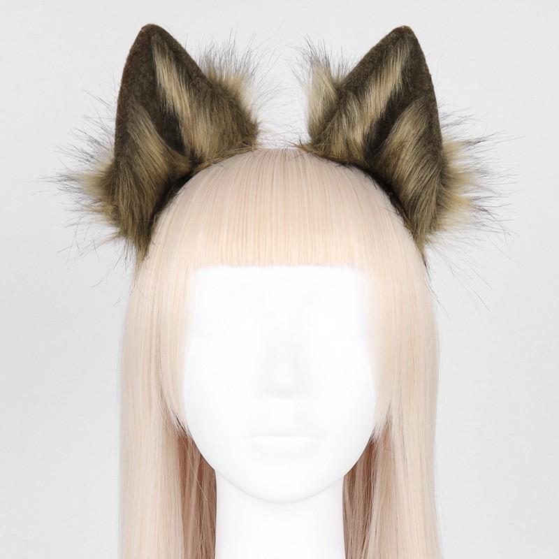 Adjustable Color Changing Beast Ear Headband Halloween Cosplay Wolf Ears Anime Party Costume Accessory