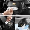 GSVWY1 PU Leather Car Tissue Box Armrest Paper Towel Storage Bag For Chevrolet Cruze Malibu Colorado Suburban Equinox Blazer Trax Bolt