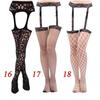 18 видов стилей, сетчатые колготки, черные кружевные чулки, женские ажурные вышивки, прозрачные бедра, высокие колготки, носки, леггинсы для женщин, девочек