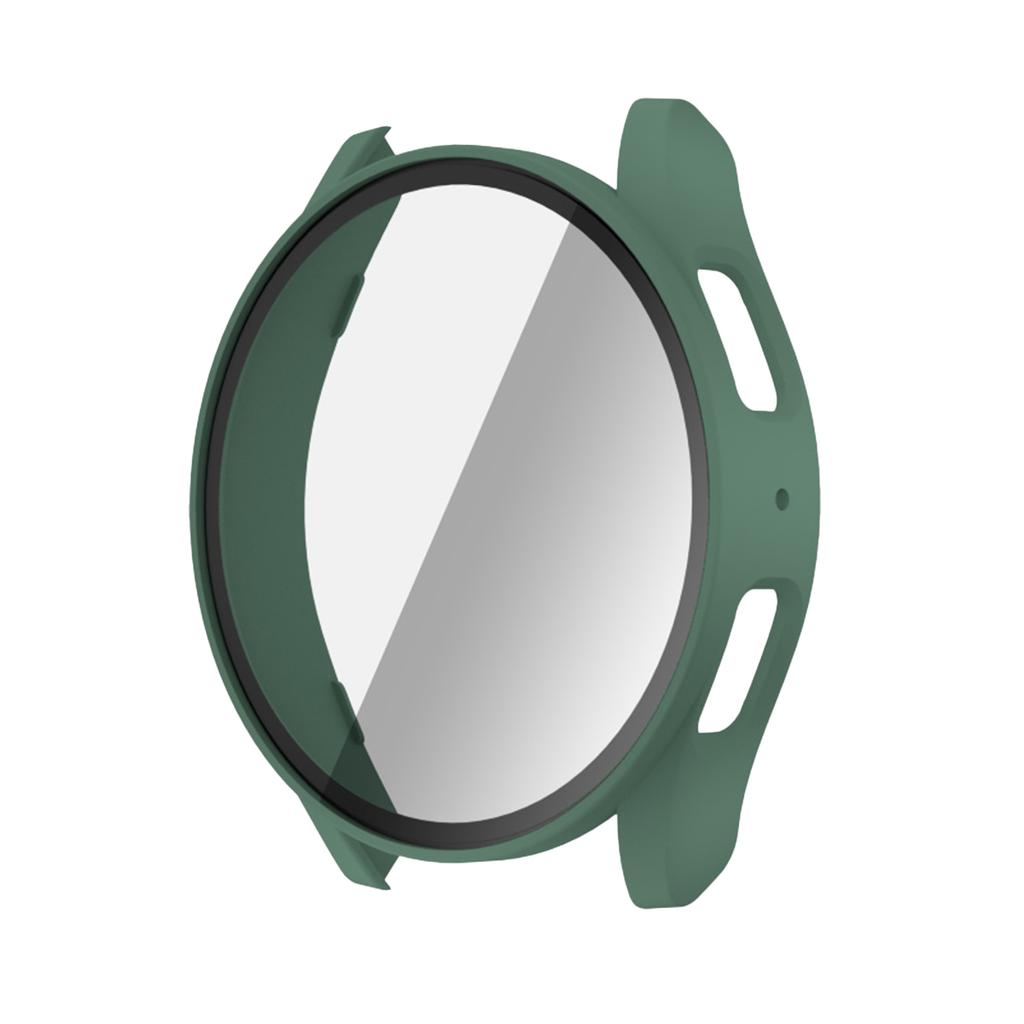 Закаленное Стекло+ Чехол-Бампер из Поликарбоната для Samsung Galaxy Watch4 5 6 7 44мм 40мм Полное Покрытие Защитный Бампер Чехол Аксессуары для Galaxy Watch7
