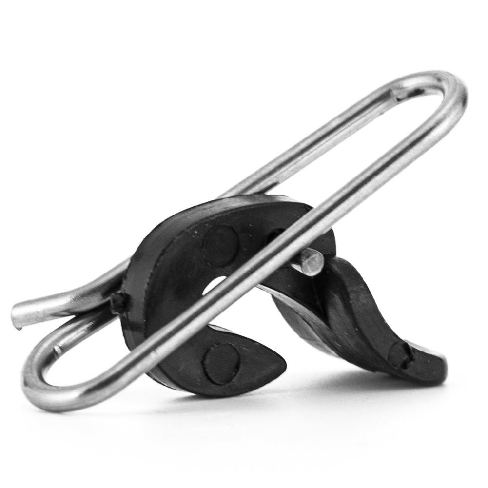 10-50pcs Impact Bait Fishing Lure Clip Stainless Steel Impact Bait Clip PE Decoupling Accessories Fishing Hook Tools