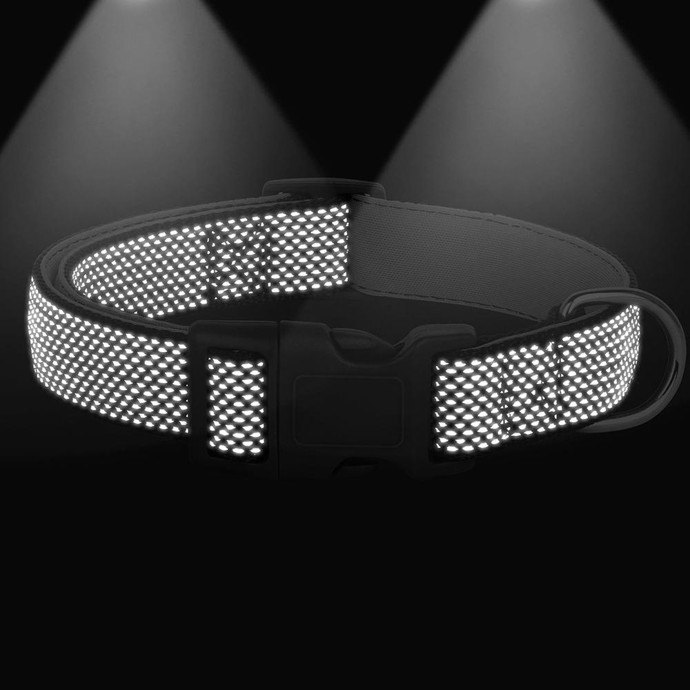 Светоотражающий нейлоновый ошейник для собак, легкий ошейник для щенков и кошек, безопасный ошейник для маленьких, средних и больших собак, кошек, чихуахуа, мопса