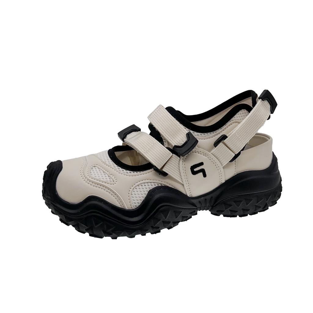 Модные сандалии на толстой подошве Baotou Hollow Outdoor Summer New Mesh кроссовки для бега на пляже спортивная обувь для бега повседневные кроссовки