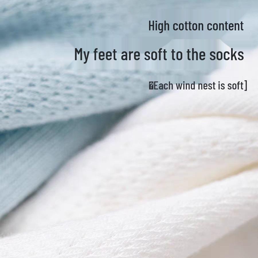 Женские носки-сеточка с низким вырезом для массажа - Антибактериальные, устойчивые к запаху, тонкие весенне-летние носки до щиколотки, универсального однотонного цвета для спорта.