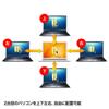 SANWA SUPPLY Кабель USB для перетаскивания с & 3.0 (Совместимо с Mac/Windows) KB-USB-LINK4