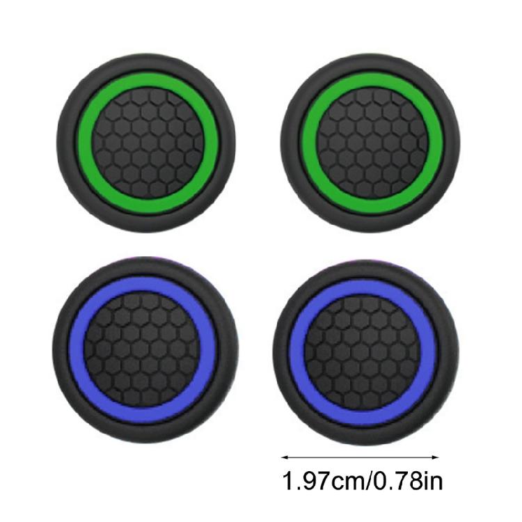 4pcs Gaming Accessories for ROG X Controller Silicone Joystick Grip Cap Soft Protective Cap Rocker Cover