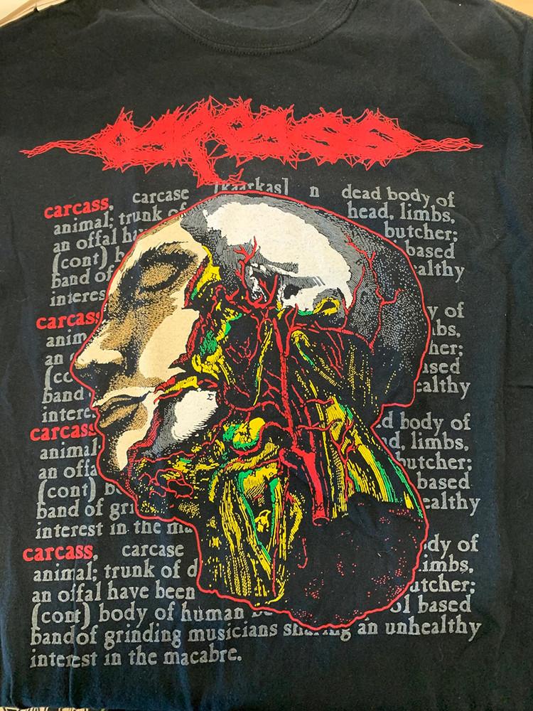 Vintage Carcass Band Cotton Black shirt Shirt Unisex Concert S to 5XL TR354 Unisex T-Shirt