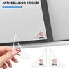 OMWG8 2Pcs Car Door Corner Cover Transparent Collision Protector For Opel insignia Astra H G J Antara vectra Vivaro corsa c d zafira