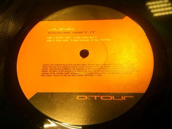 12-дюймовая пластинка JUNK Забирай DET12006 DTour 1996 UK Dance Electronica Б/у