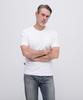 AVIREX DAILY MINI WAFFLE V-NECK T-SHIRT 6143149 men's S white