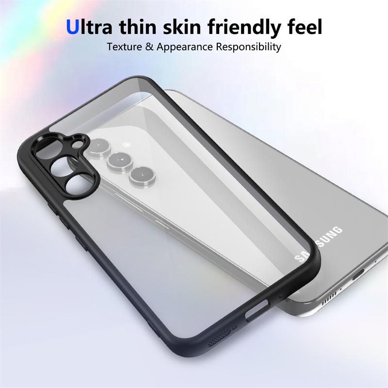Чехол Camera LED Protective Clear Acrylic Back Case для Samsung iPhone Xiaomi Redmi для Samsung Galaxy S25 S24 Ultra S23 FE A56 A36 A55 A35, силиконовый чехол из ТПУ