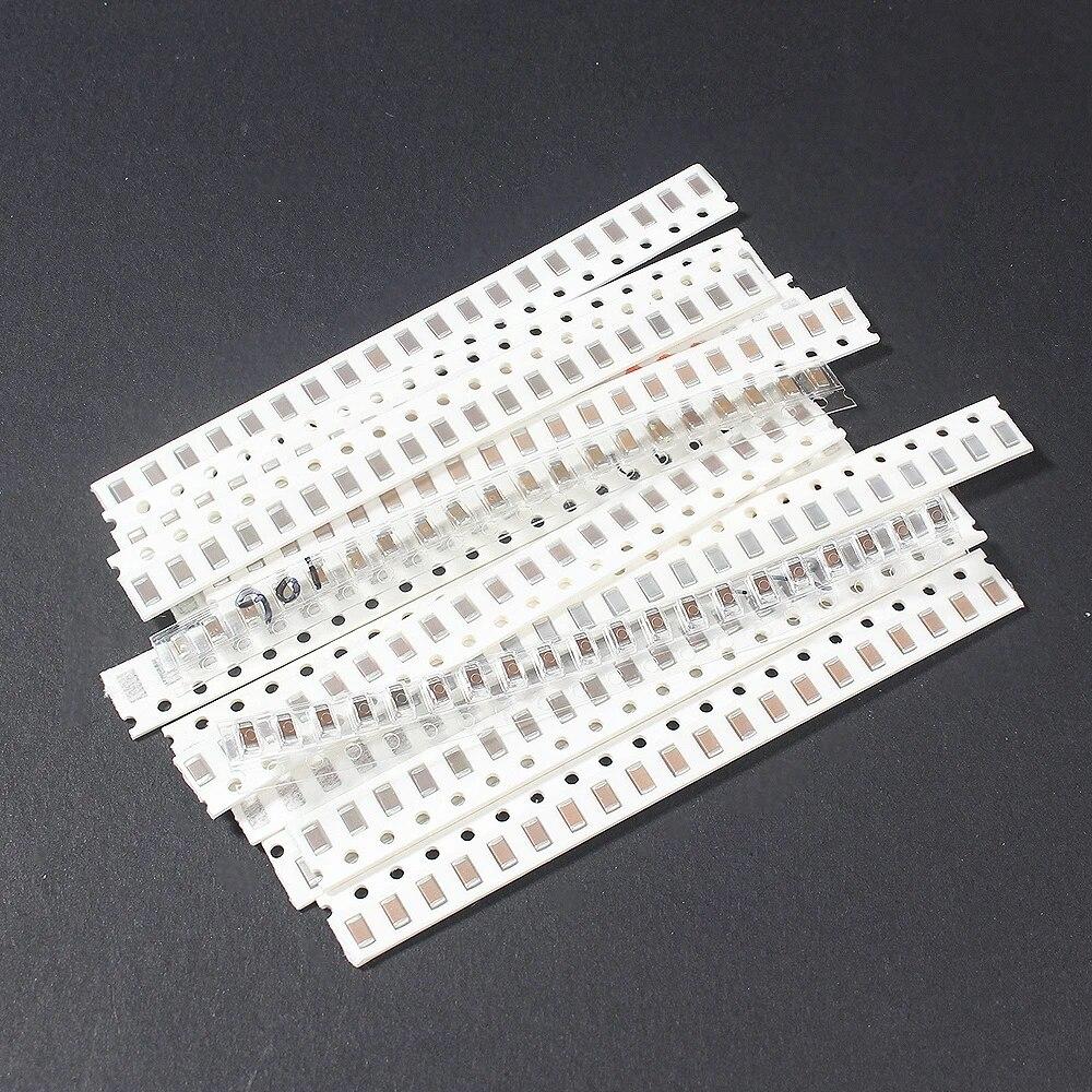 320/720CS 1206 Набор конденсаторов SMD 16/36 значений 10pf ~ 226M 1P-10UF пленочные конденсаторы в ассортименте для электроники DIY