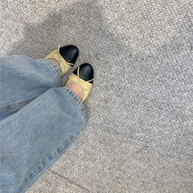 Новые женские туфли-лоферы с бабочкой и узлом-бабочкой, модные неглубокие туфли без застежек, удобные женские туфли на плоской подошве с мягкой подошвой, весенние женские туфли-лоферы