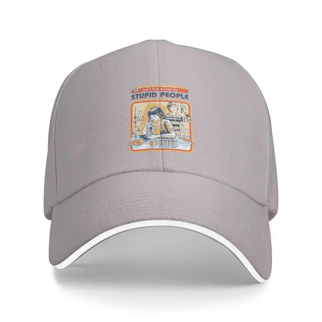 New A Cure For Stupid People Cap Fashion Casual Baseball Caps Adjustable Hat Summer Unisex Baseball Hats Customizable Polychroma