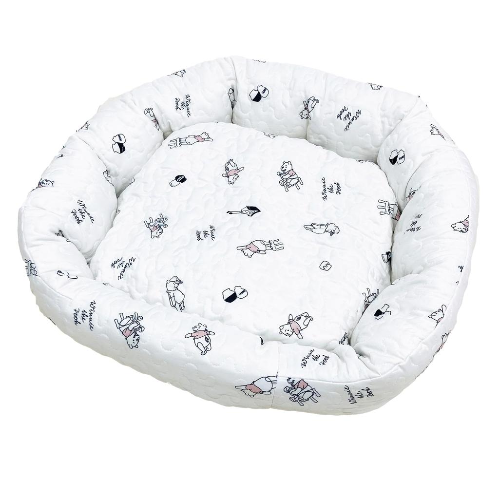 MORIPiLO Morishita Pet Bed for Dogs and Winnie the Korean Style Ible Peach Skin Disney Character Goods 4621326 Cats, Summer/Winter Year-round, Pooh,