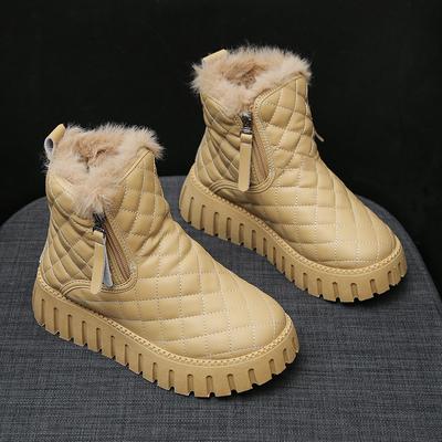 Женские туфли на платформе, ботильоны из меха, кожаная обувь, зимний тренд 2025, новые гладиаторские, короткий плюш, теплые кроссовки, модные ботильоны для женщин