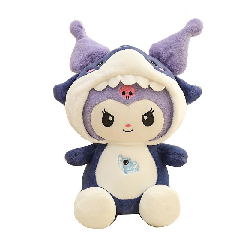 Креативная Трансформация Акула Кулло Ми Мелоди Кукла Акула Свинья Плюшевая Игрушка Детская Подушка для Сна Женщина
