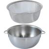 A Set of a 20cm Heat-resistant Bowl and a Matching Colander for a Clutter-free Life (OJ-195011)