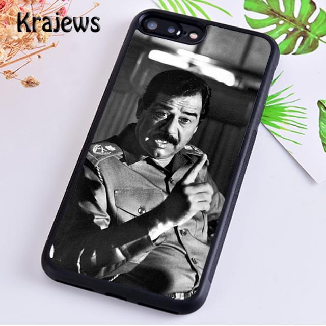 Krajews Arabic Iraq Saddam Hussein Phone Case Cover For iPhone 16 15 SE2020 14 6 7 8 plus 11 12 13 pro max coque Shell Fundas