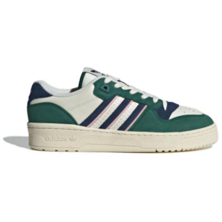 Adidas Originals Rivalry Non-Slip Durable Low-Top Skate Shoes Men Sneakers Green White IH0500