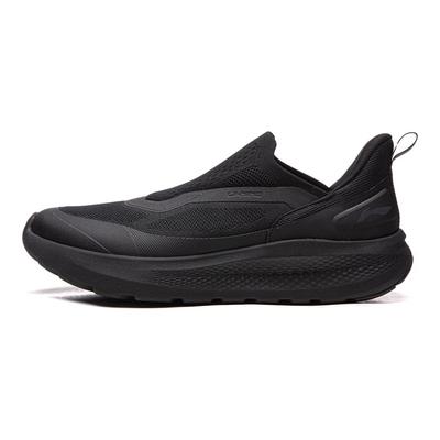 Li Ning Cloud Yi Слипоны Износостойкие Дышащие Амортизирующие Нескользящие Низкие Повседневная Обувь Мужская Черный AGLW055-3