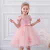Girl Baptism Flower Dress For Girls Winter Clothing Children Christmas Birthday Party Princess Gown Dresses Kids Bead Tutu Costume