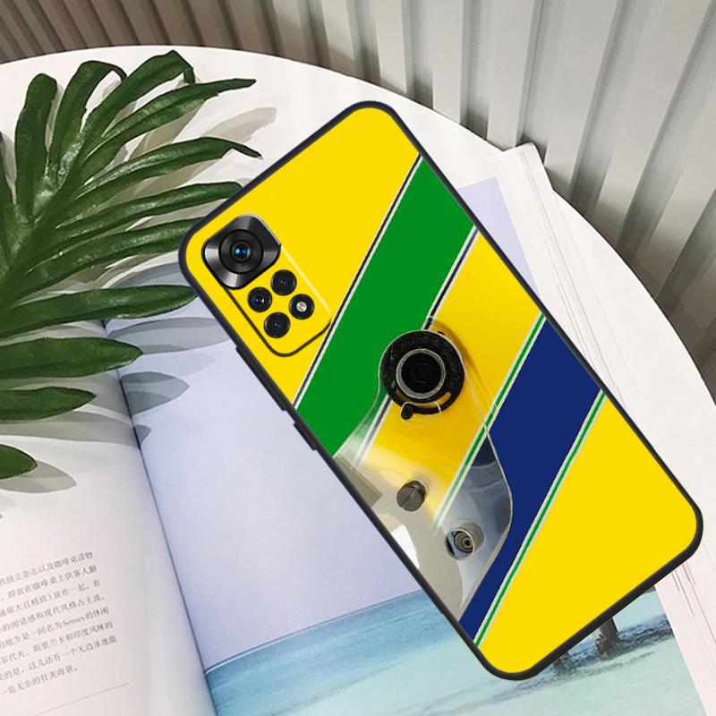 Гонщик Айртон Сенна Чехол Для Xiaomi Redmi Note 11 12 10 9 8 Pro Note 11S 10S 9S Redmi 10C 10A 9C 12C Задняя крышка