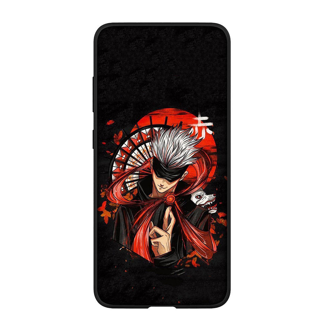 Чехол для телефона Samsung Galaxy S25 S24 S23 iPhone 16 15 Xiaomi Redmi Note 14 13 12 16E X 11 Pro Max OPPO Moto Huawei Jujutsu Kaisen Gojo Satoru Cover