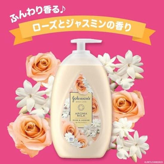 Johnson Body Care Молочко с Extra Ароматом 500 мл Роза Жасмин Аромат Крем-Лосьон с Дозатором Увлажняющий Большой Объем