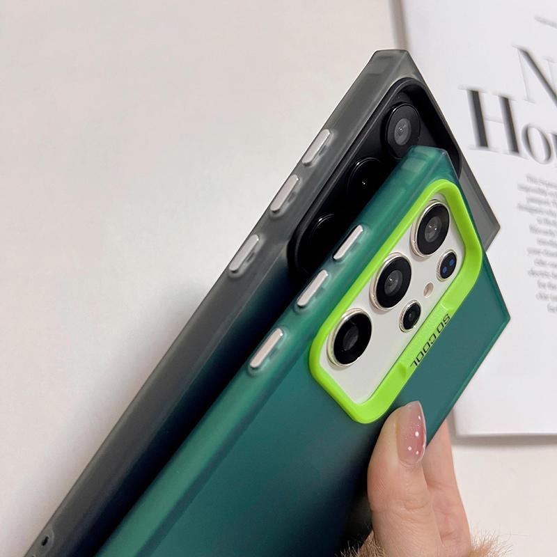 Модный красочный серебристый двусторонний корпус телефона с мягким краем, жесткий чехол с полным покрытием, противоударный чехол для телефона для Huawei Honor Infinix Tecno iPhone