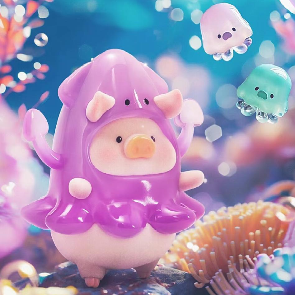 Новая Оригинальная Фигурка Lulu The Piggy Серия 'Океан' в Слепом Кубе Модная Кукла Коллекционная Фигурка Аксессуары Игрушка Детский Подарок на День Рождения