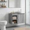 Bathroom Cabinet In between Grey Sonoma 30 x 35 x 50 cm