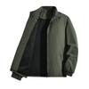 Autumn New Work Jacket Men's Stretchy Outdoor Solid Color Stand Collar Jacket Men's Jacket