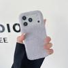 Зимний теплый однотонный пушистый плюшевый чехол для телефона iPhone 17 Air 16 15 14 13 Pro Max Ударопрочный защитный чехол
