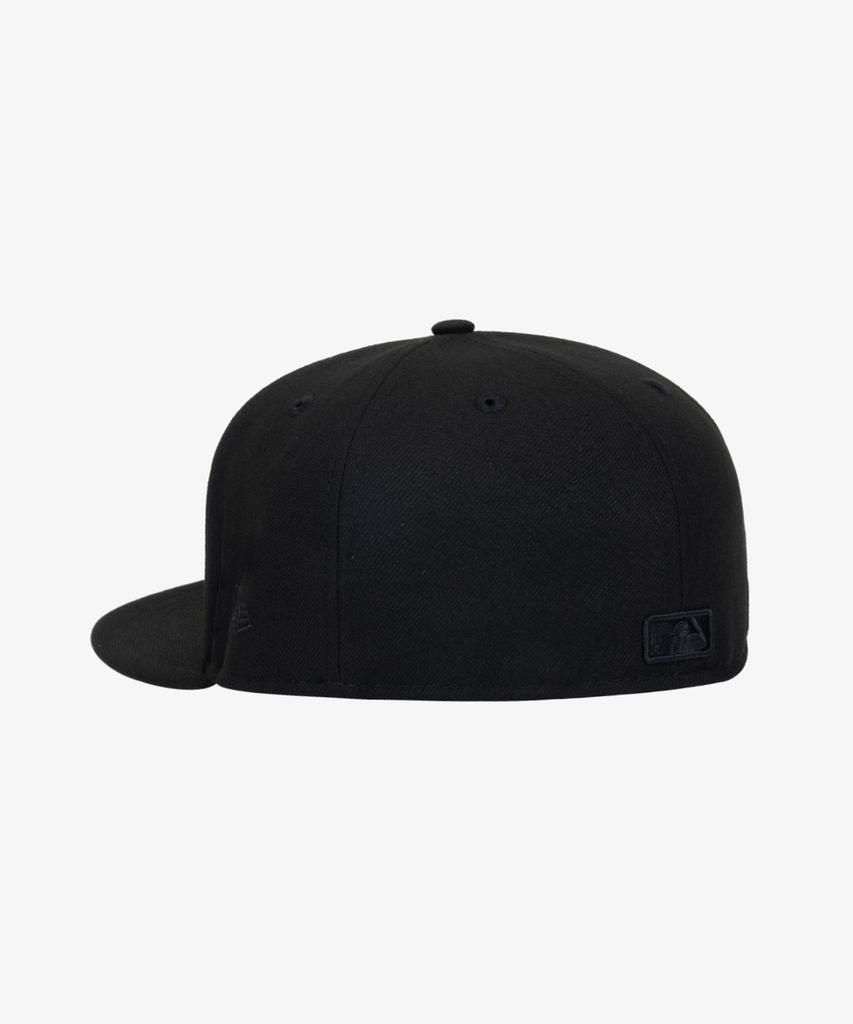 New Era Кепка MLB New York Yankees Базовая Приталенная Черный/Черный
