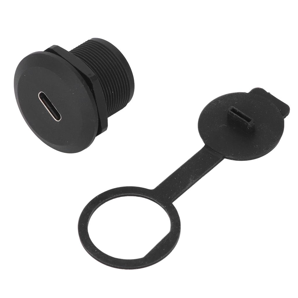 Соединительная муфта для монтажа на панель типа C 3.1, водонепроницаемая розетка USB C, монтажная розетка с пылезащитным чехлом