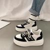 Fashion Thick Soled Sponge Cake Shoes For Women Spring Autumn Casual Versatile Sports Board Shoes Height Increasing Small White Shoes