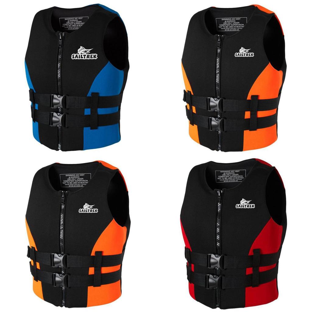 Премиальный взрослый спасательный жилет с регулируемым поясом и пеной плавучести для водных видов спорта