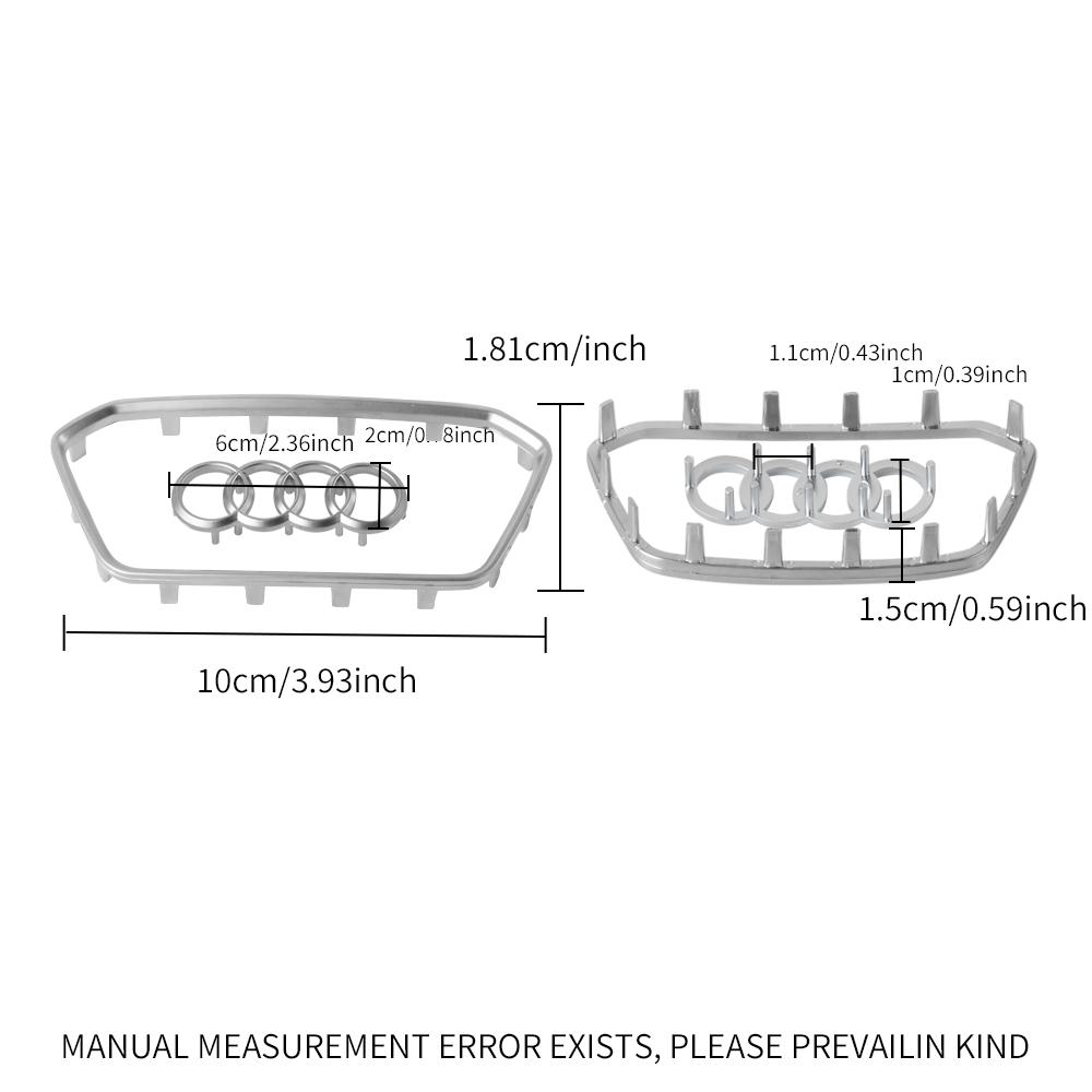 Car Styling Steering Wheel Center Logo Cover Replacement Trim Accessories For new Sline TT A3 A5 A7 Q3 Q5 Q7 Q8 A4L A6L A8L Q5L