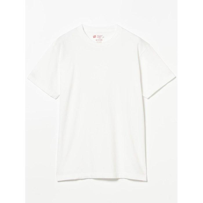 [Beams] Нижнее белье [Специальный заказ] Hanes Mix Japanese Fit 2 шт. Футболки Мужские БЕЛЫЙ/ЧЕРНЫЙ M