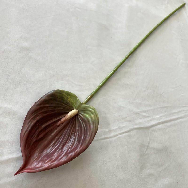 Faux Anthurium Plant Realistic Touch Indoor Outdoor Wedding Styling