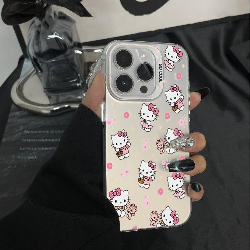 Colorful Kuromi Melody Case For Iphone 17 Pro Max 17 Air 16 15 14 11 12 13 Pro Max 16 Plus 16e 13 Mini Cinnamoroll Hard Cover
