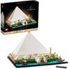Набор для сборки LEGO Architecture Пирамида Хеопса 21058 Игрушка для взрослых и детей Декор для дома Подарок