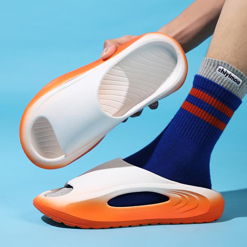 Модные пары EVA легкие уличные сандалии летние мужские и женские модные повседневные тапочки на платформе новые нескользящие пляжные туфли