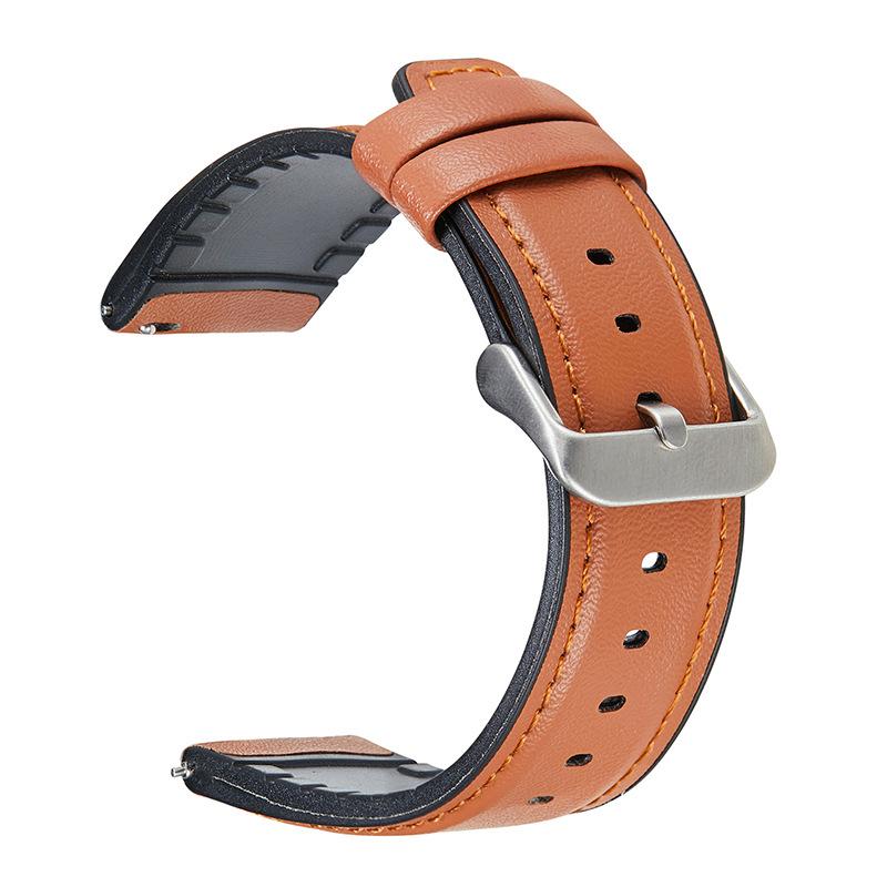 22 20mm Silicone Leather Strap For HUAWEI WATCH GT 4 3 2 Pro 46mm Band HONOR Magic Watch 2 42 46mm GS 3 Pro Bracelet GT2E Belt