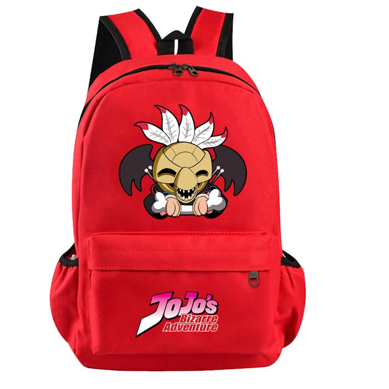 Anime Printed Adventure Backpack for Teen Gift School Bag Canvas Bookbag Girl Kawaii Rucksack Student Back To Schoolbag