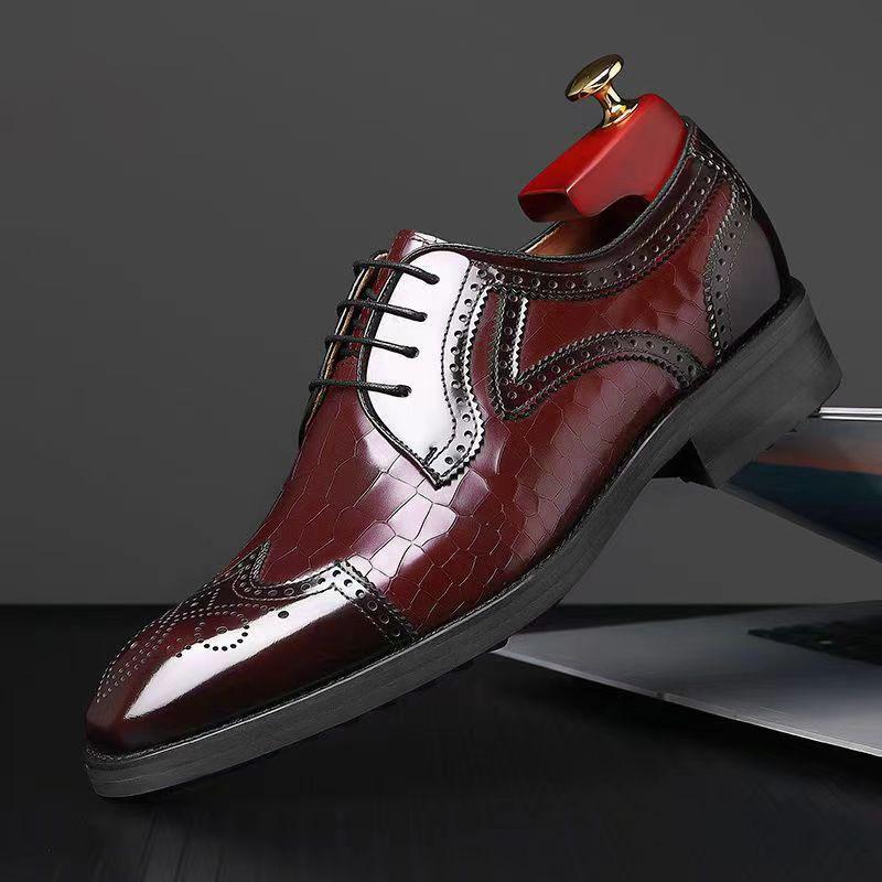 2024 Fashion New Oxford Shoes Men's Business Leather Shoes